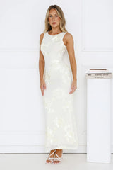 Vibe To It Mesh Maxi Dress