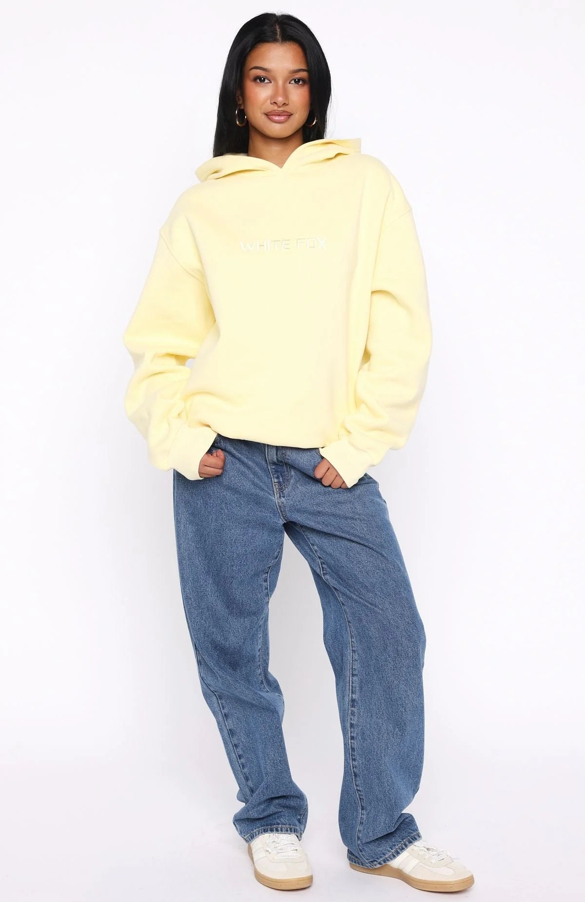 Stay Lifted Oversized Hoodie Lemon