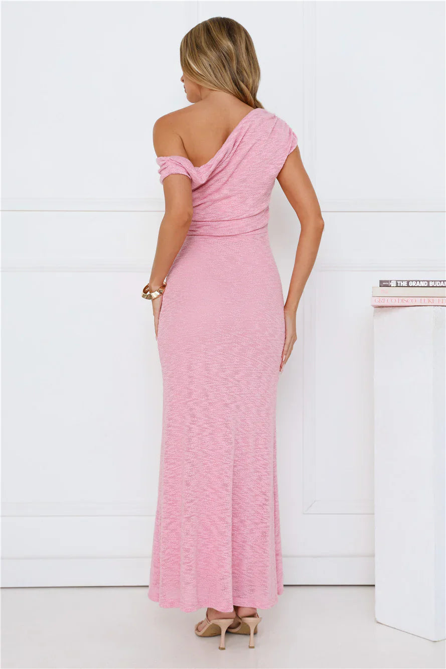 In My Style Era Off Shoulder Maxi Dress